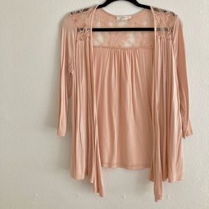 Light Blush Pink Cardigan